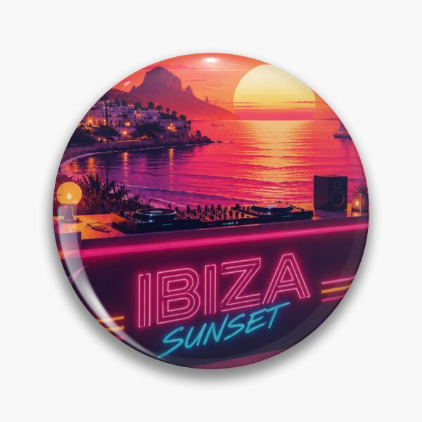 Item preview, Ibiza Sunset Retro 80s Beach Paradise designed and sold by piketo.