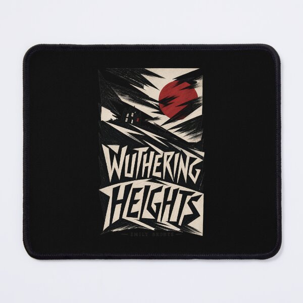Item preview, Wuthering Heights Expressionist Gothic Manor Red Moon Art designed and sold by Fenay Designs.