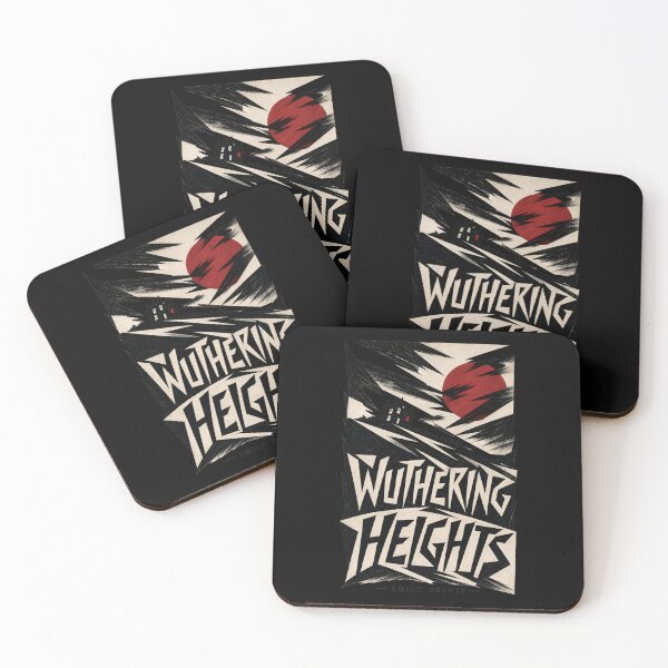 Item preview, Wuthering Heights Expressionist Gothic Manor Red Moon Art designed and sold by Fenay Designs.