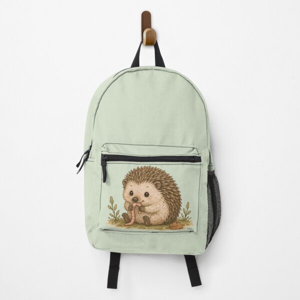Item preview, Yummy Worm Hedgehog designed and sold by MellowMunchkins.