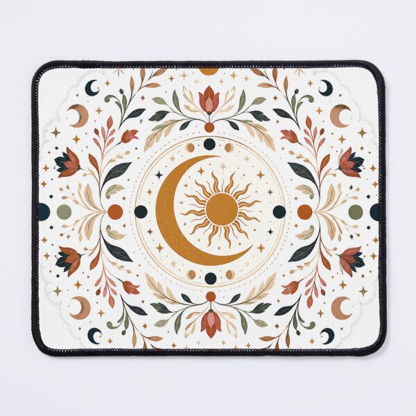 Item preview, Boho Celestial Mandala Sun Moon Wall Decor Design designed and sold by Sparsh shende.