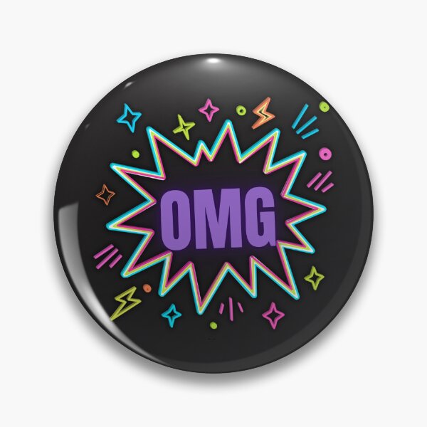 Item preview, OMG Retro Neon Comic Burst - Greatest Of All Time designed and sold by alalame.