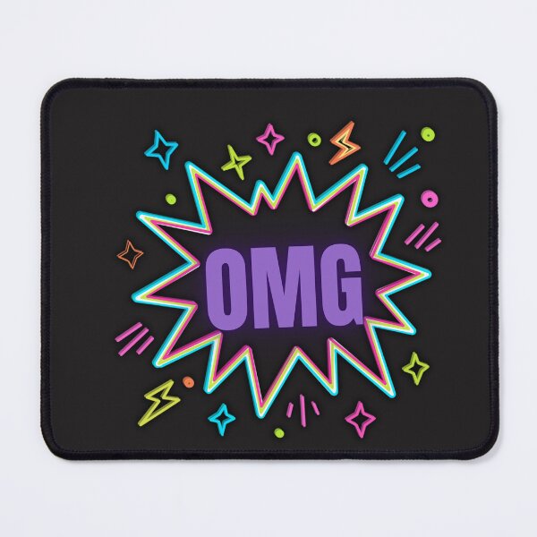 Item preview, OMG Retro Neon Comic Burst - Greatest Of All Time designed and sold by alalame.