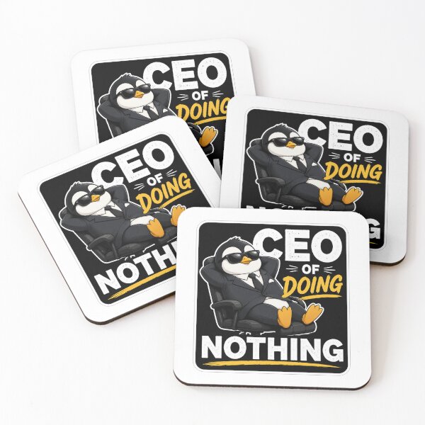 Item preview, CEO of Doing Nothing Penguin Boss designed and sold by Owcomm.