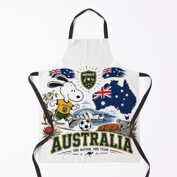 Item preview, Snoopy Australia Team World Cup 2026 designed and sold by Har-vee.