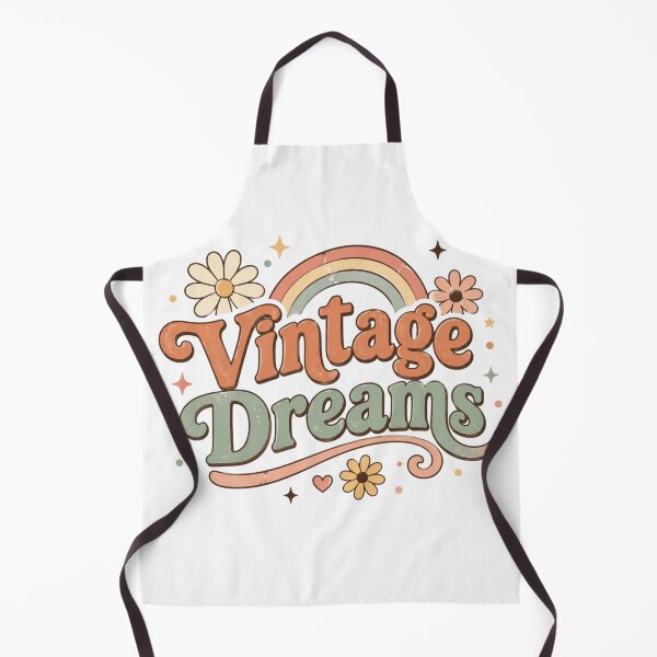 Item preview, Vintage Dreams Retro Aesthetic Typography | Cute 70s Groovy Floral Design | Vintage Style Sticker, T-Shirt & Gift designed and sold by Sanika arts .