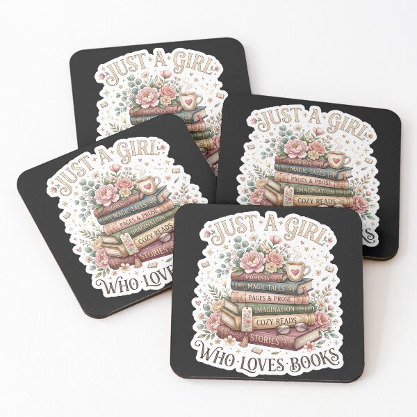 Item preview, Just A Girl Who Loves Books Book Lover Design designed and sold by Pixel Analytics.
