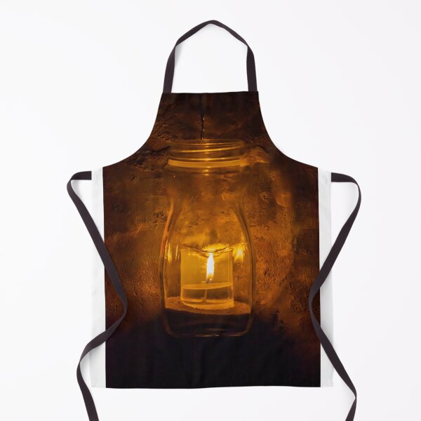 Item preview, Candle In Glass Jar Lantern Casting Warm Glow On Rustic Wall For Cozy Ambience And Intimate Lighting designed and sold by Nmallia.