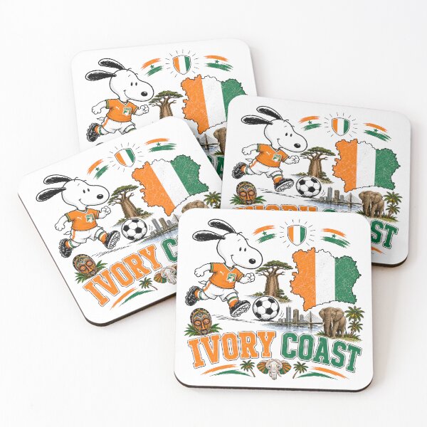 Item preview, Snoopy Ivory Coast Team World Cup 2026 designed and sold by Har-vee.