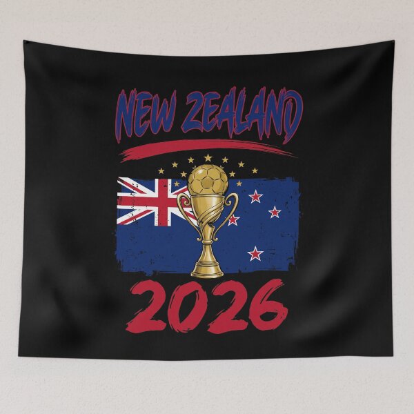 Item preview, New Zealand 2026 Football World Cup Fan Supporter National Pride designed and sold by SofenArt.