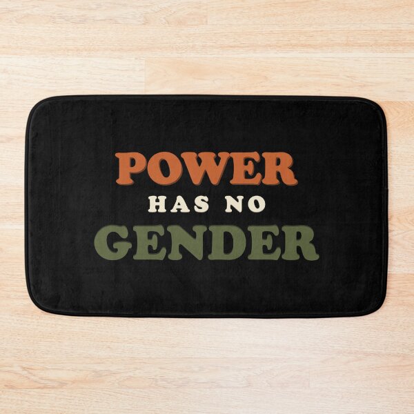 Item preview, Power Has No Gender Typography T-Shirt | Feminist Empowerment Quote Design designed and sold by Velora Printss.
