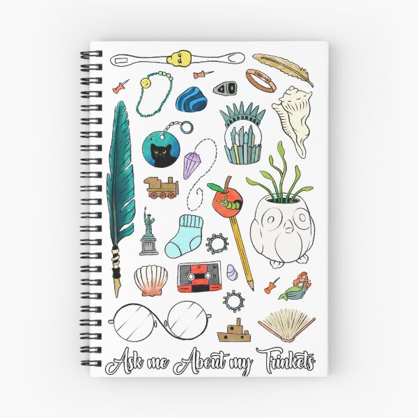 Item preview, Ask Me About My Trinkets Design, Whimsical Collector Aesthetic, Cottagecore Curiosity Graphic Tee designed and sold by Bigohobi.