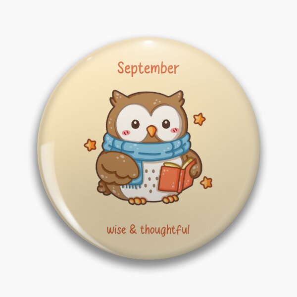 Item preview, September Owl – Wise & Thoughtful designed and sold by TheRightNotes.
