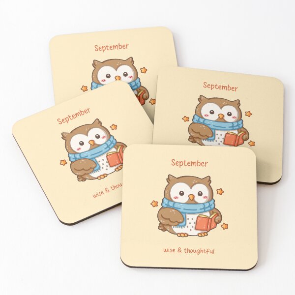 Item preview, September Owl – Wise & Thoughtful designed and sold by TheRightNotes.