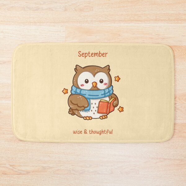 Item preview, September Owl – Wise & Thoughtful designed and sold by TheRightNotes.