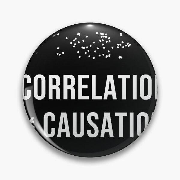 Item preview, Correlation Does Not Imply Causation Stats Humor designed and sold by Significant-Figures.