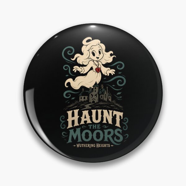 Item preview, Haunt the Moors Wuthering Heights Retro Cartoon Ghost Girl designed and sold by Fenay Designs.