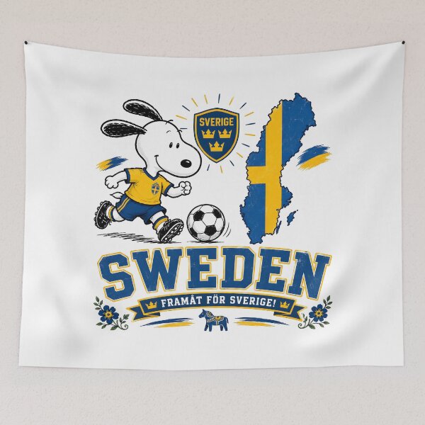 Item preview, Snoopy Sweden Team World Cup 2026 designed and sold by Har-vee.