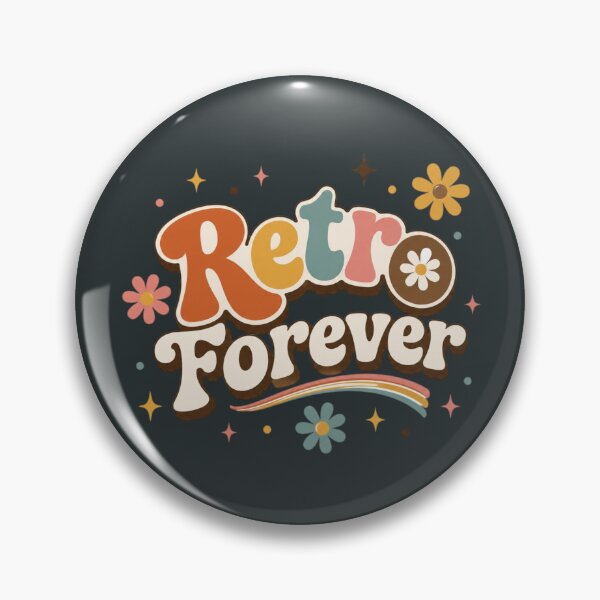 Item preview, Retro Forever Cute Vintage Typography T-Shirt | Groovy 70s Retro Aesthetic Floral Design designed and sold by Sanika arts .