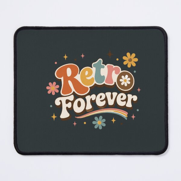 Item preview, Retro Forever Cute Vintage Typography T-Shirt | Groovy 70s Retro Aesthetic Floral Design designed and sold by Sanika arts .