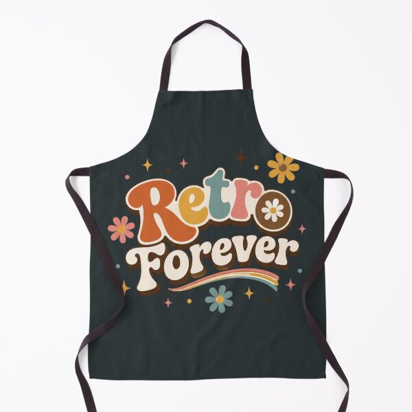 Item preview, Retro Forever Cute Vintage Typography T-Shirt | Groovy 70s Retro Aesthetic Floral Design designed and sold by Sanika arts .