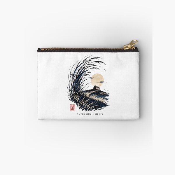 Item preview, Wuthering Heights Japanese Woodblock Wave Style Moors Art designed and sold by Fenay Designs.