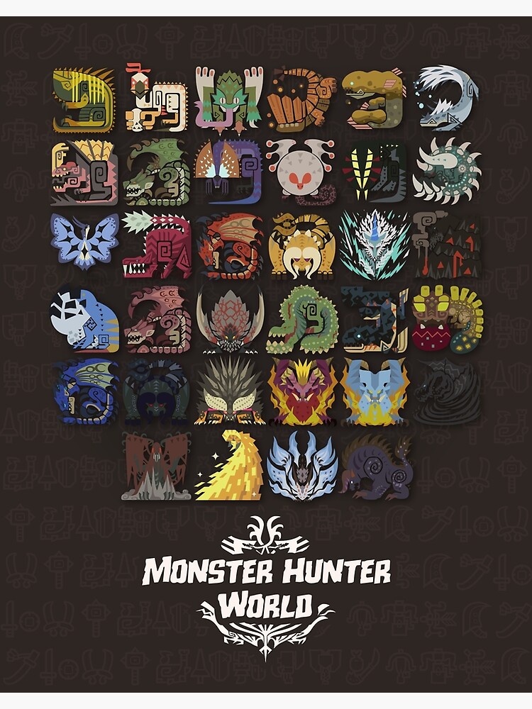 Monster Hunter World - All Monsters