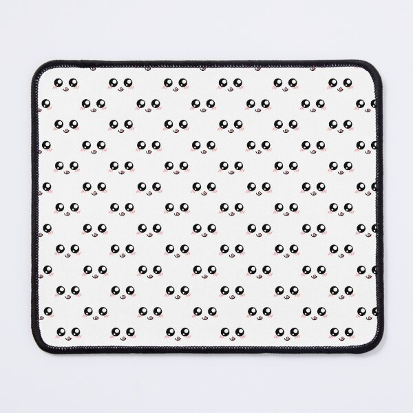 Item preview, Cute kawaii tongue out smiling blushing face pattern designed and sold by BlushyPrint.