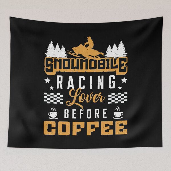 Item preview, Snowmobile Racing Lover Before Snow Coffee Lover designed and sold by tshirtconcepts.