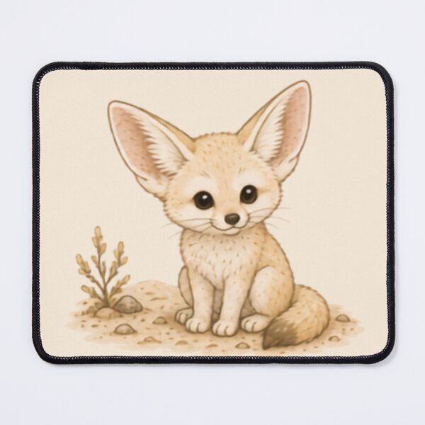 Item preview, Desert Hello Fennec Fox designed and sold by MellowMunchkins.
