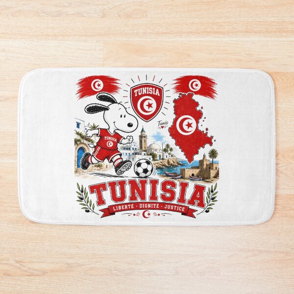 Item preview, Snoopy Tunisia Team World Cup 2026 designed and sold by Har-vee.
