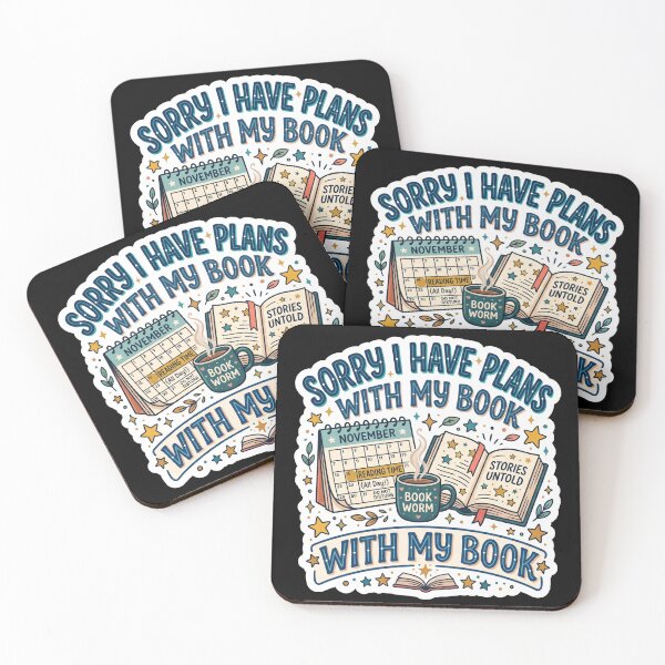 Item preview, Sorry I Have Plans With My Book Funny Reading Design designed and sold by Pixel Analytics.