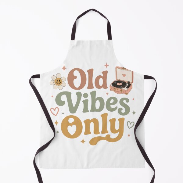 Item preview, Old Vibes Only Cute Retro Typography | Vintage Aesthetic T-Shirt Sticker Design designed and sold by Sanika arts .