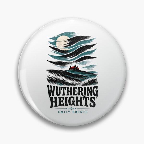 Item preview, Wuthering Heights Emily Bronte Swirling Moonlit Moor Landscape designed and sold by Fenay Designs.