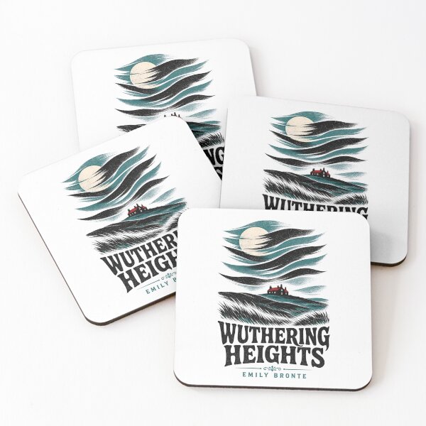 Item preview, Wuthering Heights Emily Bronte Swirling Moonlit Moor Landscape designed and sold by Fenay Designs.