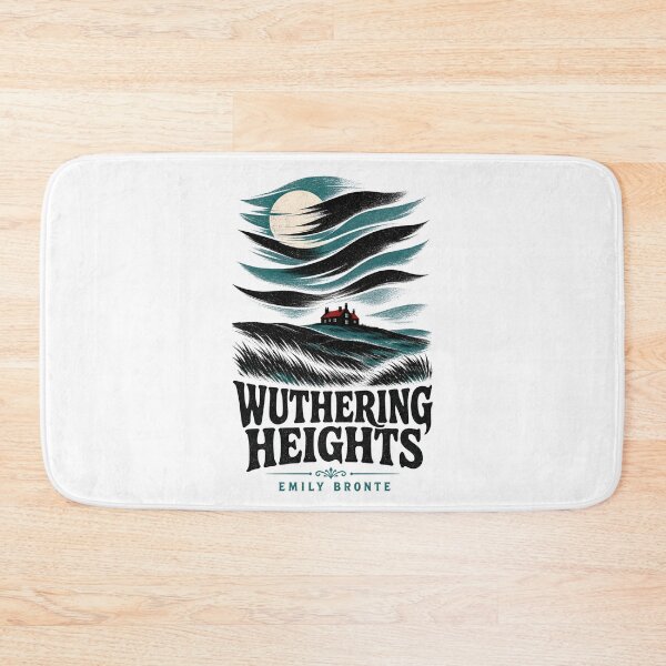 Item preview, Wuthering Heights Emily Bronte Swirling Moonlit Moor Landscape designed and sold by Fenay Designs.