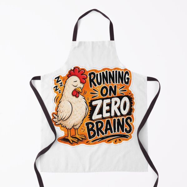 Item preview, Running on Zero Brains Sleepy Chicken designed and sold by Owcomm.