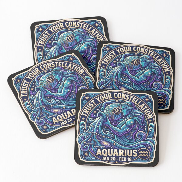 Item preview, Aquarius  designed and sold by The Quiet Canvas By Jacky.