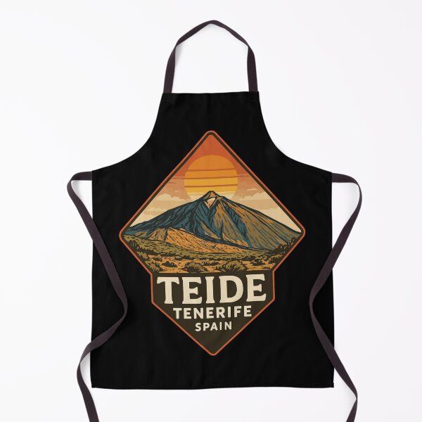 Item preview, Mount Teide Volcano Tenerife Retro Vintage Travel designed and sold by TomFrontierArt.