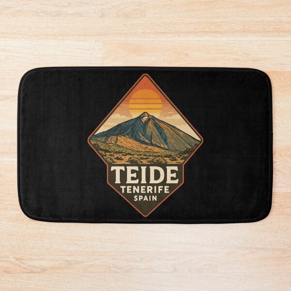 Item preview, Mount Teide Volcano Tenerife Retro Vintage Travel designed and sold by TomFrontierArt.
