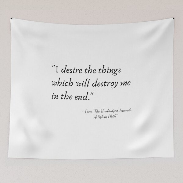 Item preview, A Quote from "The Unabridged Journals of Sylvia Plath" designed and sold by Poemit.