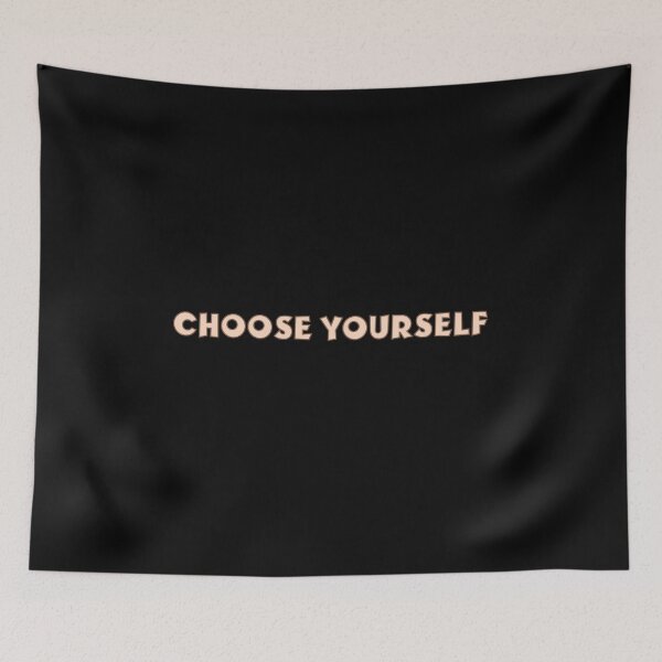 Item preview, Choose Yourself Neutral Aesthetic Bold Outline Typography designed and sold by alaa9898.