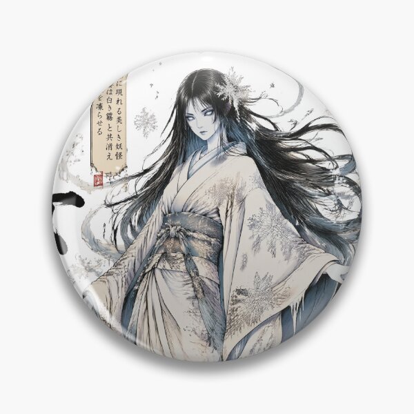 Item preview, Japanese Snow Woman Art – Yuki Onna Yokai designed and sold by kaxymax.