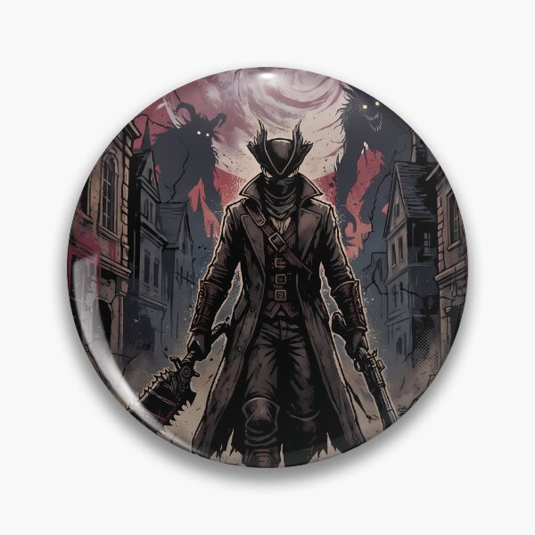 Item preview, Bloodborne Hunter Soulsborne Gaming Tee designed and sold by Senpaiwaves.