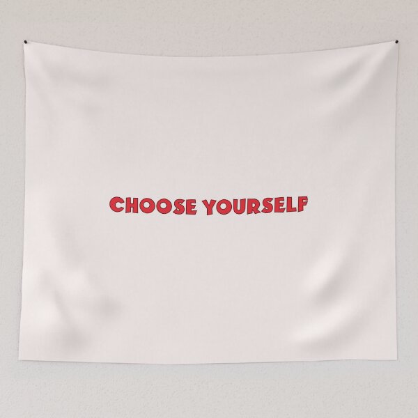 Item preview, Choose Yourself Bold Red Statement Outline Typography designed and sold by alaa9898.