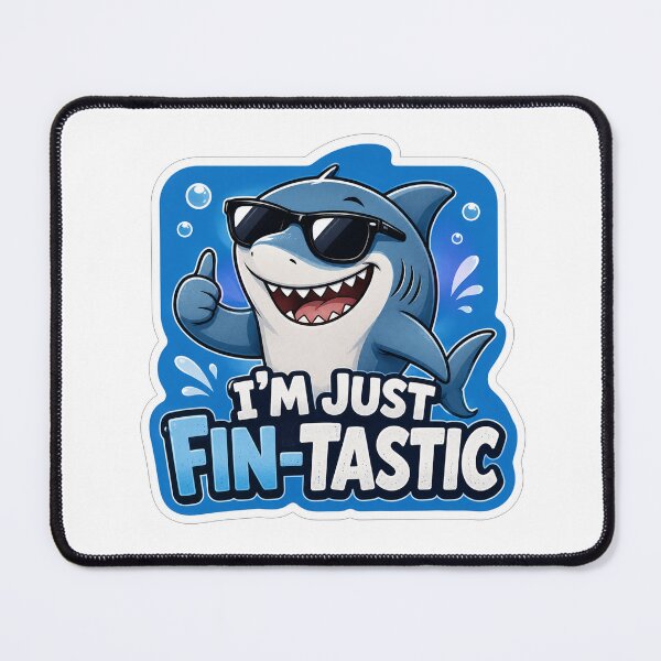 Item preview, Cool Shark Fintastic Vibe designed and sold by Owcomm.