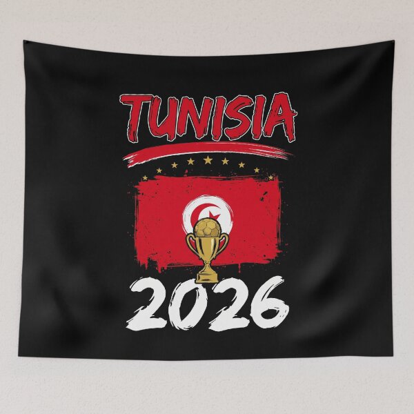Item preview, Tunisia 2026 Football World Cup Fan Supporter designed and sold by SofenArt.