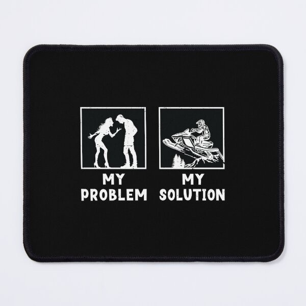 Item preview, Snowmobile Racing My Problem My Pictogram Dad Mom designed and sold by tshirtconcepts.
