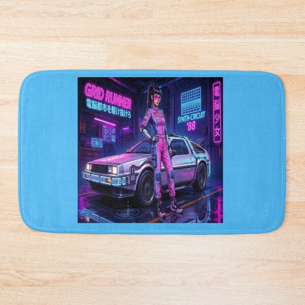 Item preview, Grid Runner Synth Circuit 88 Cyberpunk Car designed and sold by JMAVILA ART.