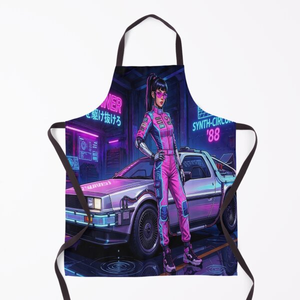 Artikelvorschau, Grid Runner Synth Circuit 88 Cyberpunk Car entworfen und verkauft von JMAVILA ART.